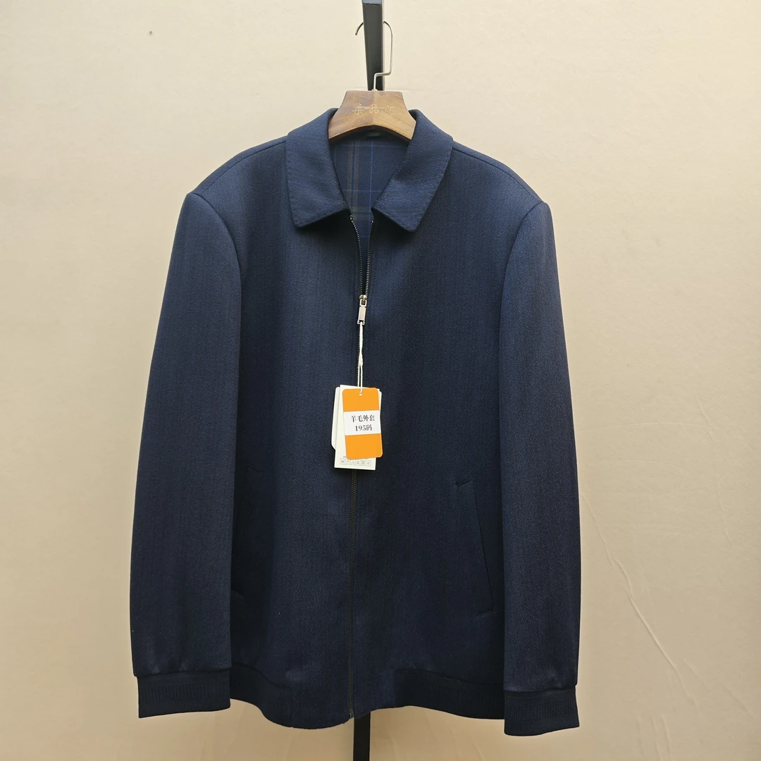 男款羊毛呢外套大码断码夹克