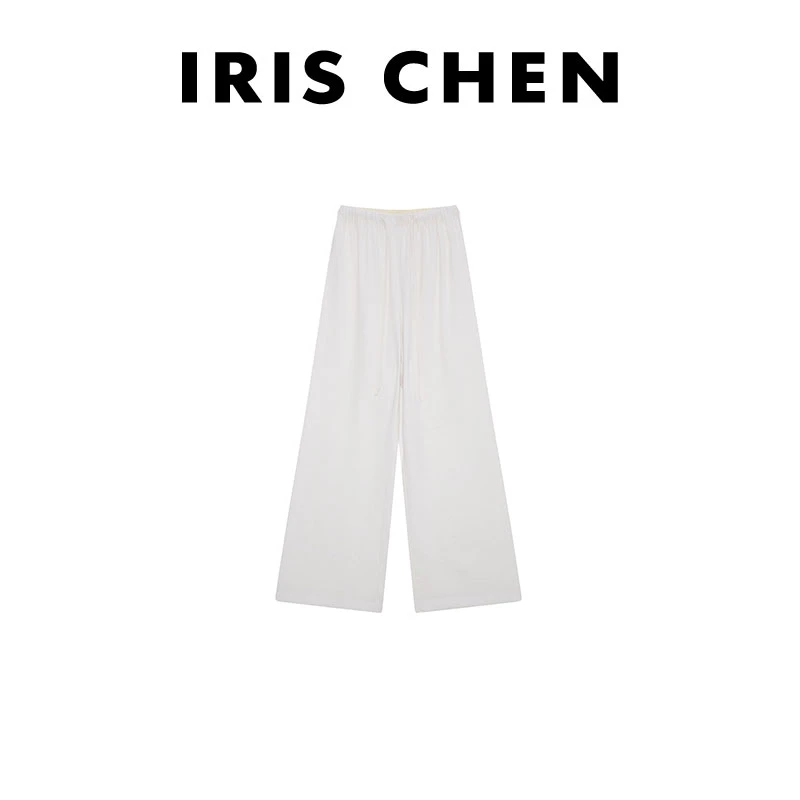 现货IRIS CHEN 大长腿 2025春夏上新透气吸汗百搭休闲裤25KZ284