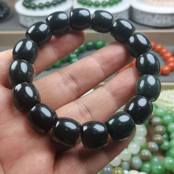 和田玉未镶嵌手链