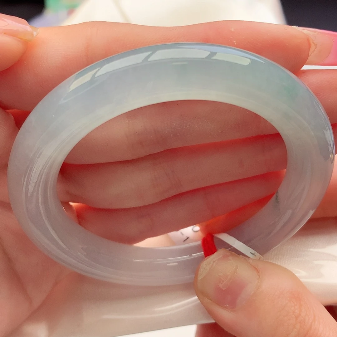 未镶嵌手镯翡翠天然A货翡翠52-53珠光宝气 闭眼拍26号