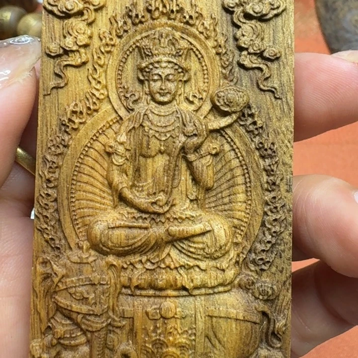 沉香吊坠馨安居沉香定制款