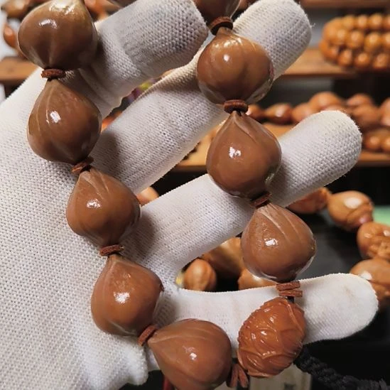 橄榄核手串/手链橄榄核手串精品铁核2.0尺寸蒜头