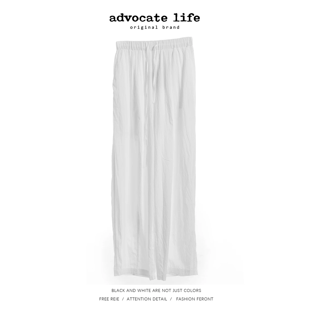 生活主张  Advocatelife时尚洋气休闲慵懒百搭夏季长裤JQ163547