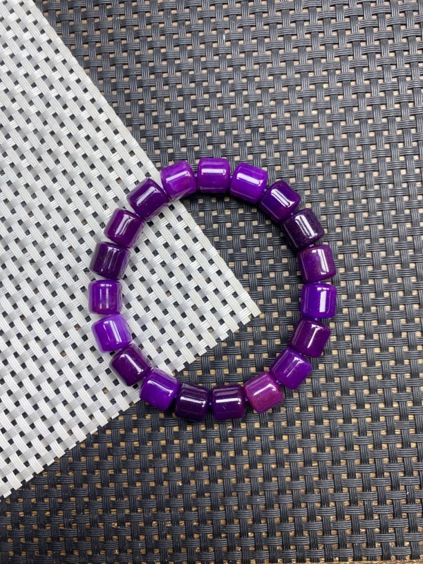 玉化紫舒10mm路路通手串3150