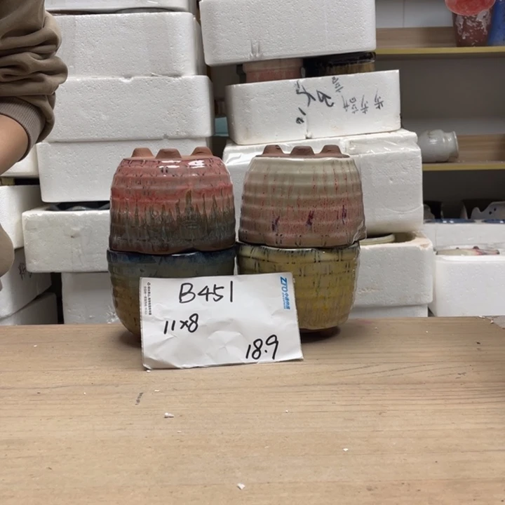粗陶多肉花盆微瑕451