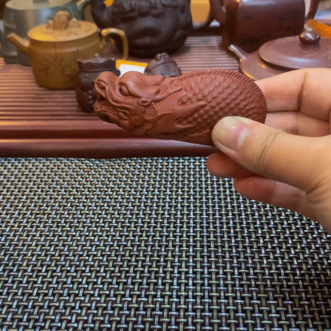 紫砂公道杯宜兴原矿紫砂工艺