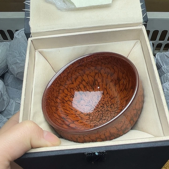 茶盏红羽鹧鸪将军配礼盒