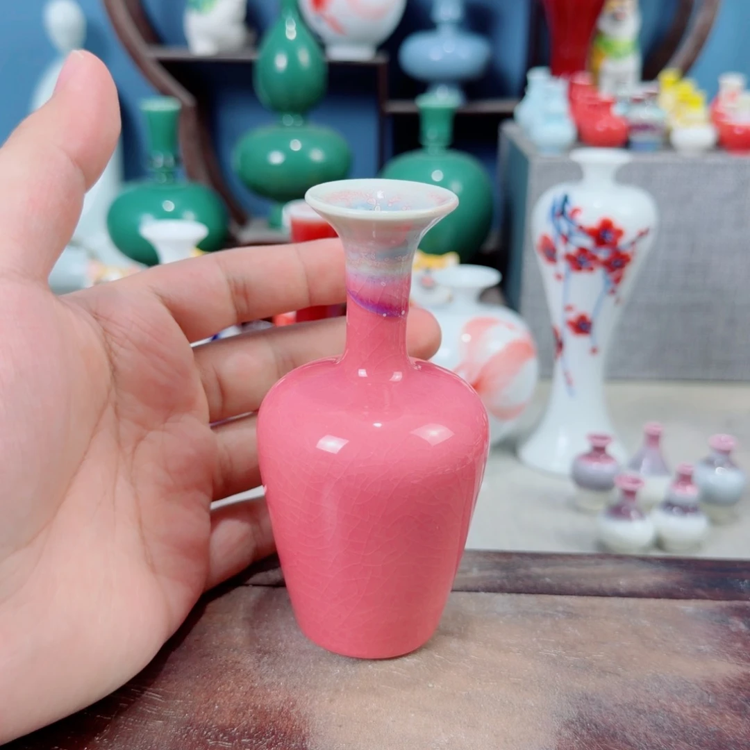 陶瓷手工小花器摆件