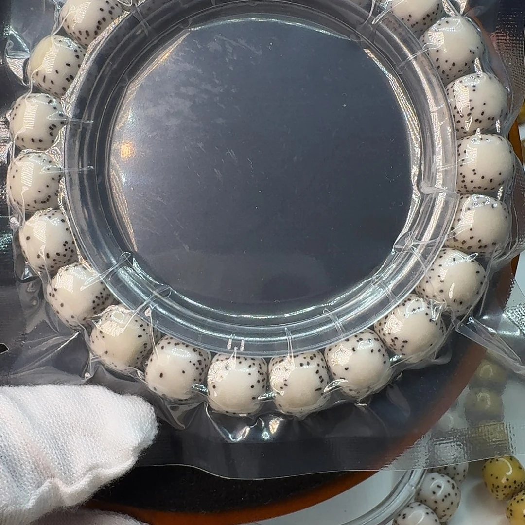 手串星月菩提原白原生态卡10.5正月侧留白