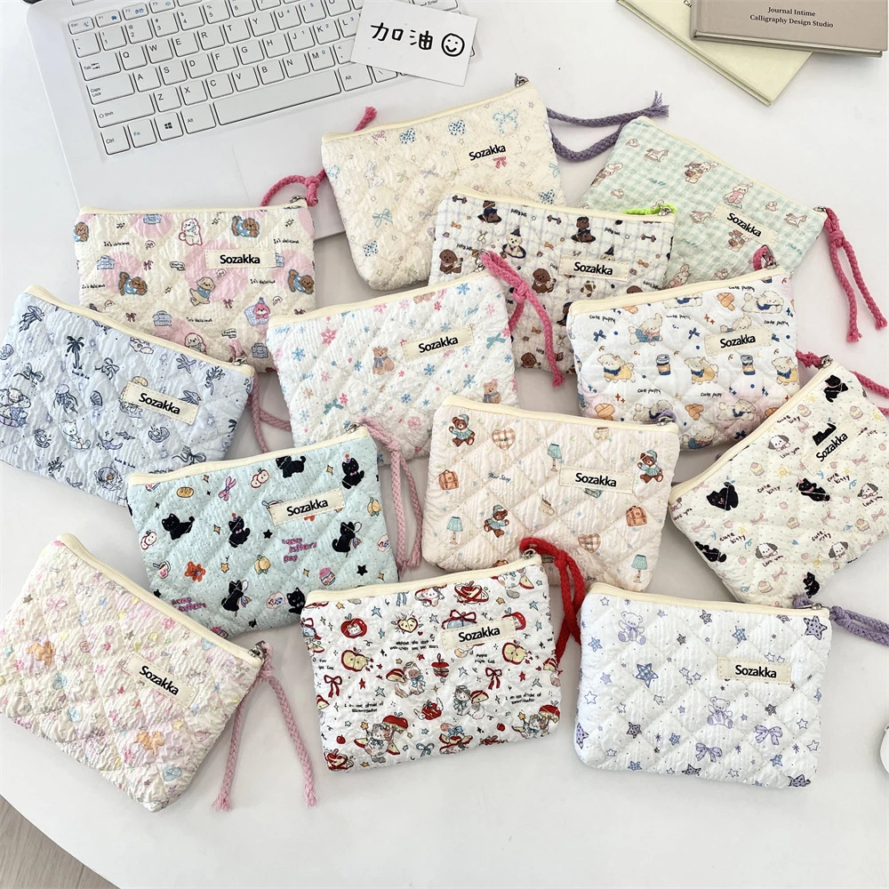 【必入小包合集】韩国ins绗缝棉零钱包 09325/09568/09570