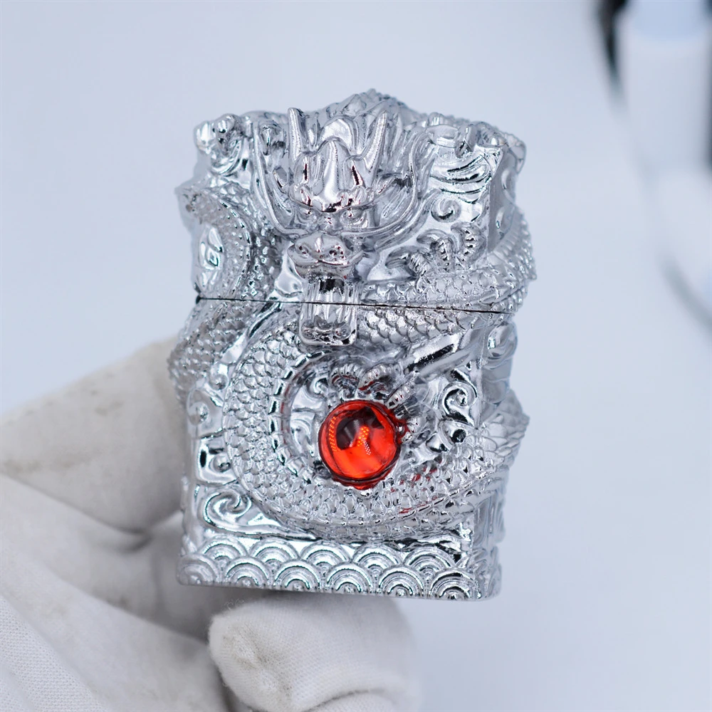 重盔甲神龙珠（方建MY961银色龙机）五面防风-58