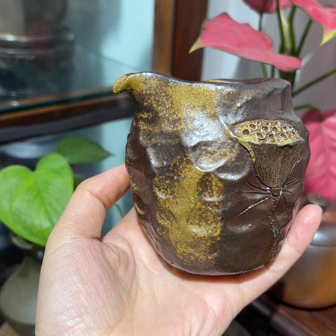 贵台龙窑柴烧茶壶A109雪*