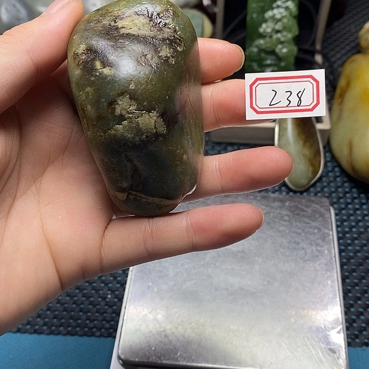 和田玉未镶嵌挂件238