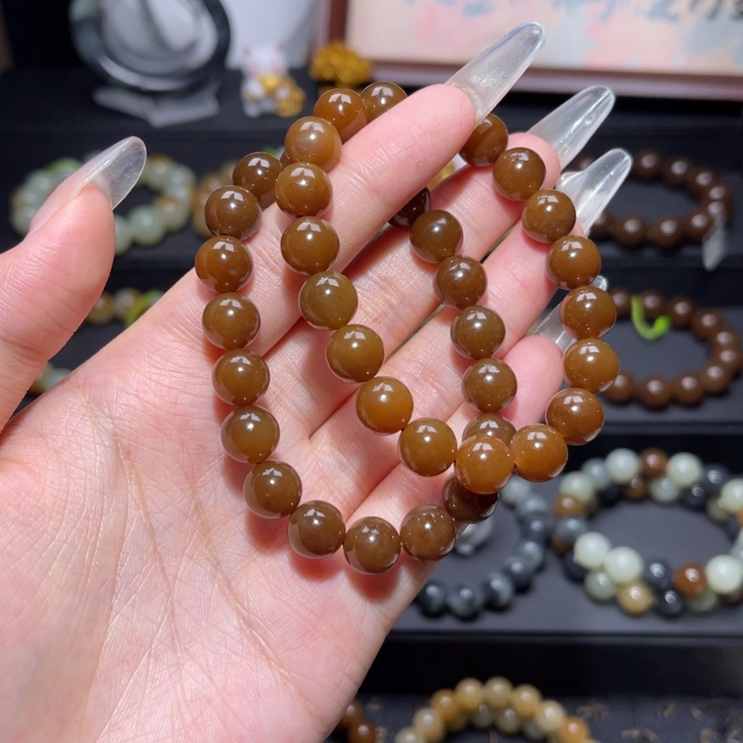 未镶嵌手链和田玉（糖玉）