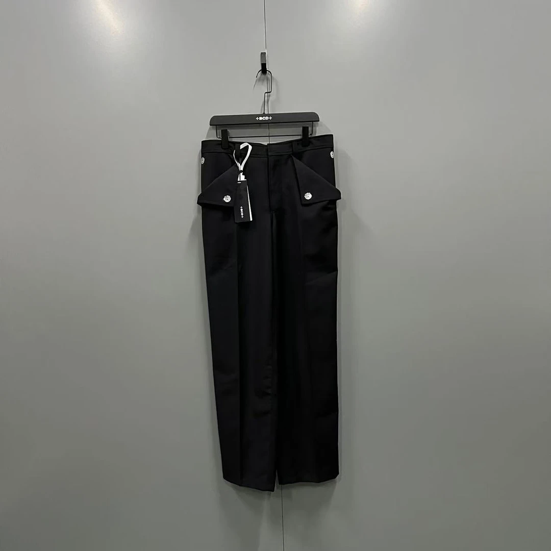 95新 BURBERRY/博柏利 （bb）121 03101 黑色长裤 48码