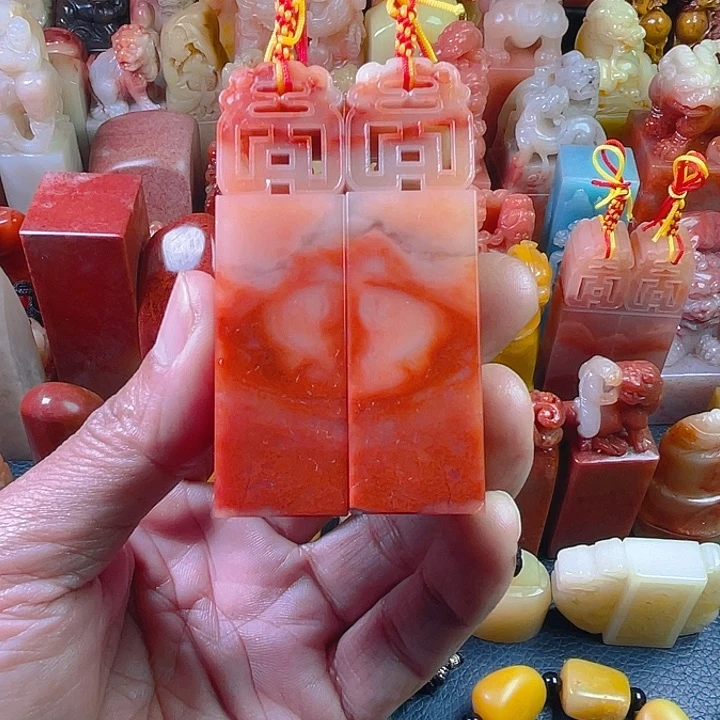 倚***）寿山石对章！！！！！！！！