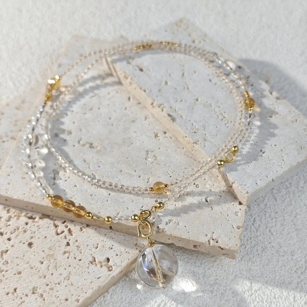 【精神觉醒】水晶项链（天然珠宝多样性发其一）