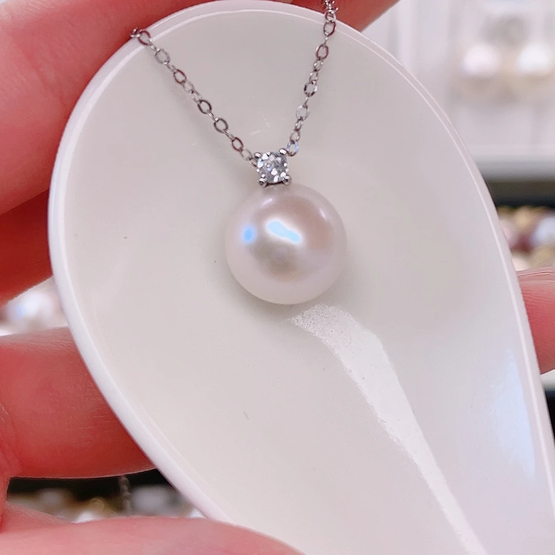 未镶嵌淡水珍珠吊坠(赠链)