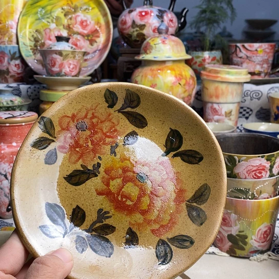 瓷片手绘陶瓷年货节福利多多