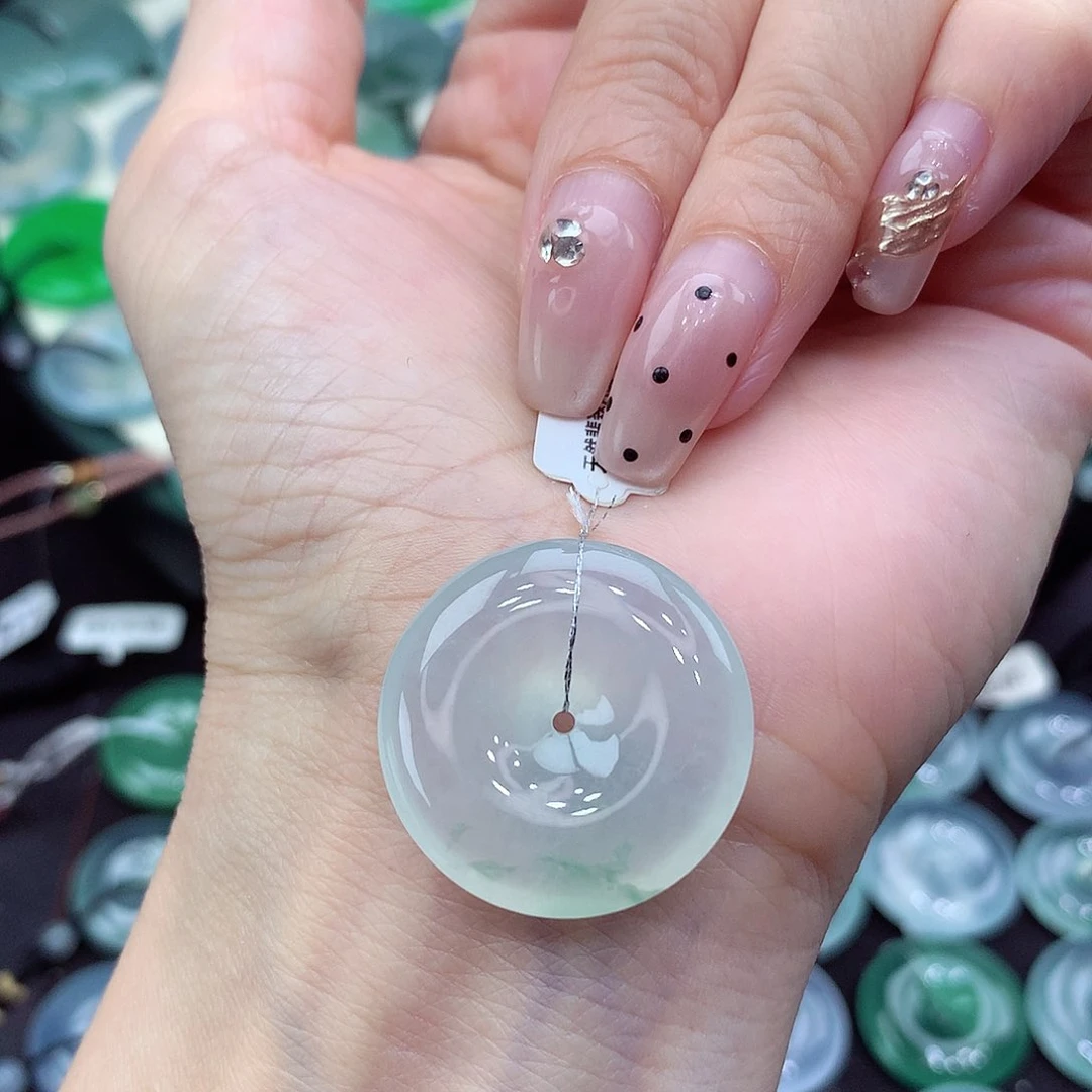 颈饰未镶嵌翡翠编号56尺寸25.2/5.5