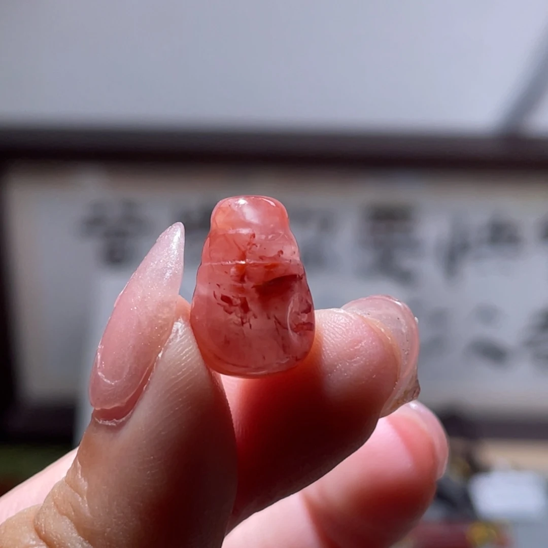 南红玛瑙未镶嵌挂件11341