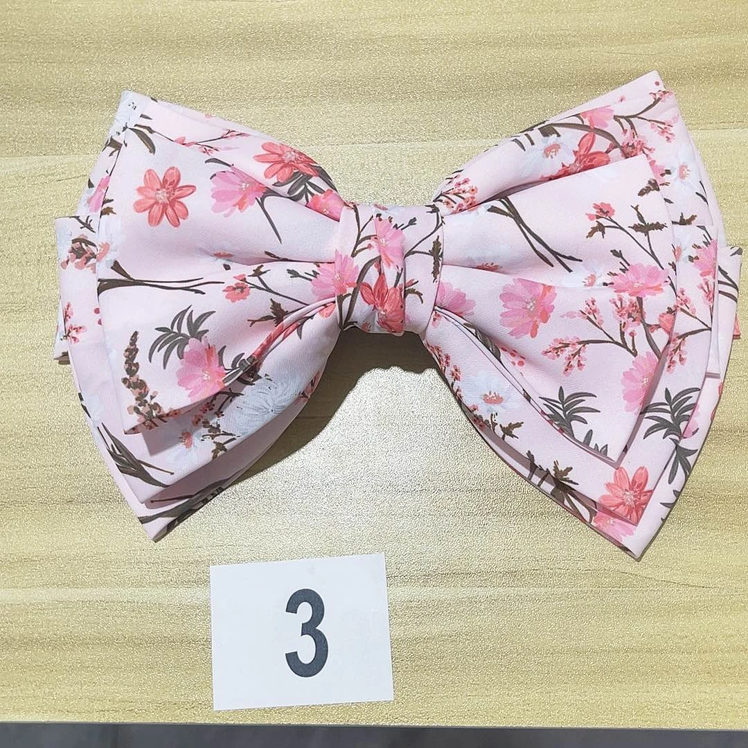 皮质铁合金蝴蝶结发夹