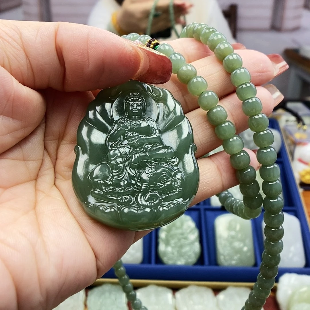 【闪购商品】和田玉（糖玉）颈饰未镶嵌石****油