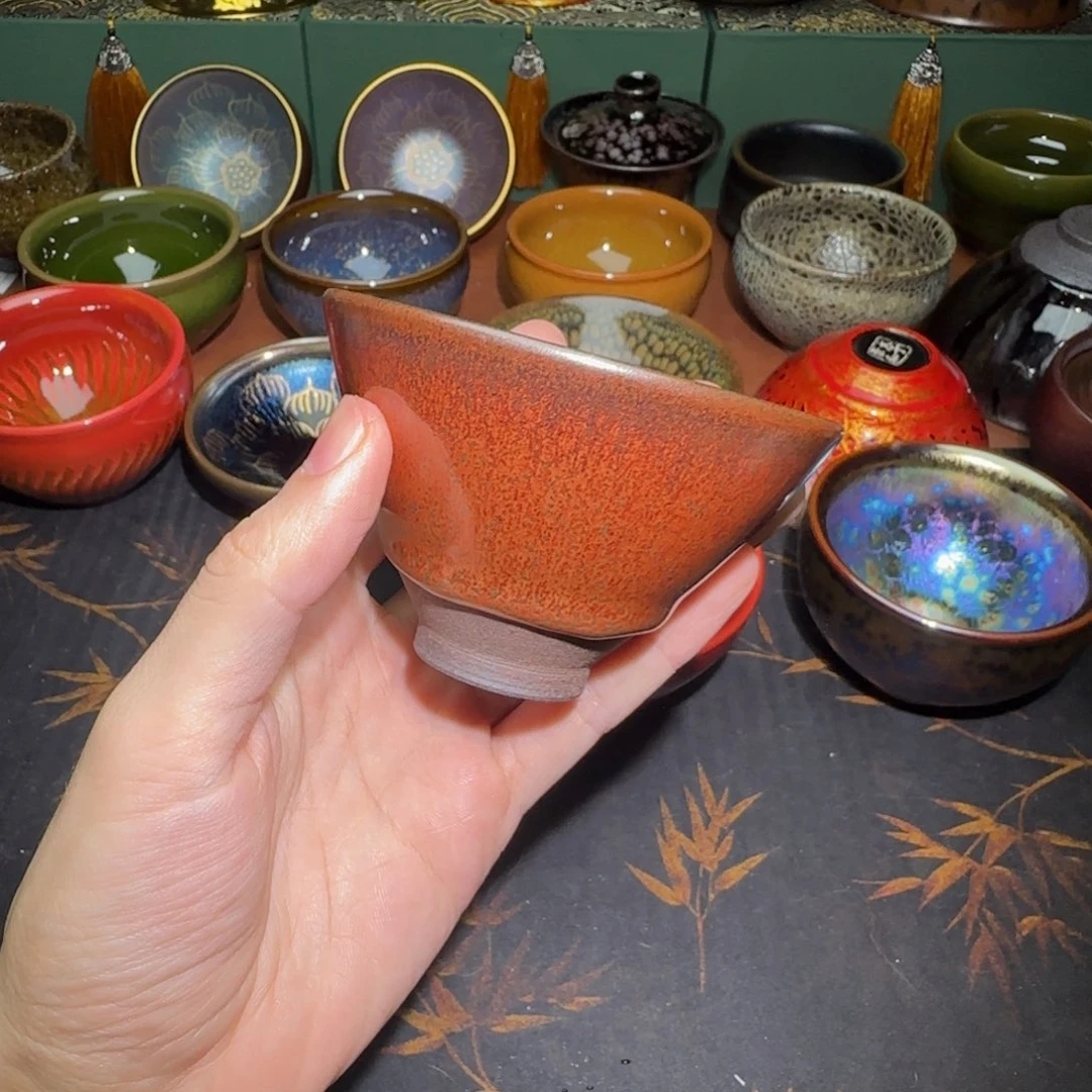 茶盏微瑕建盏，介意勿拍