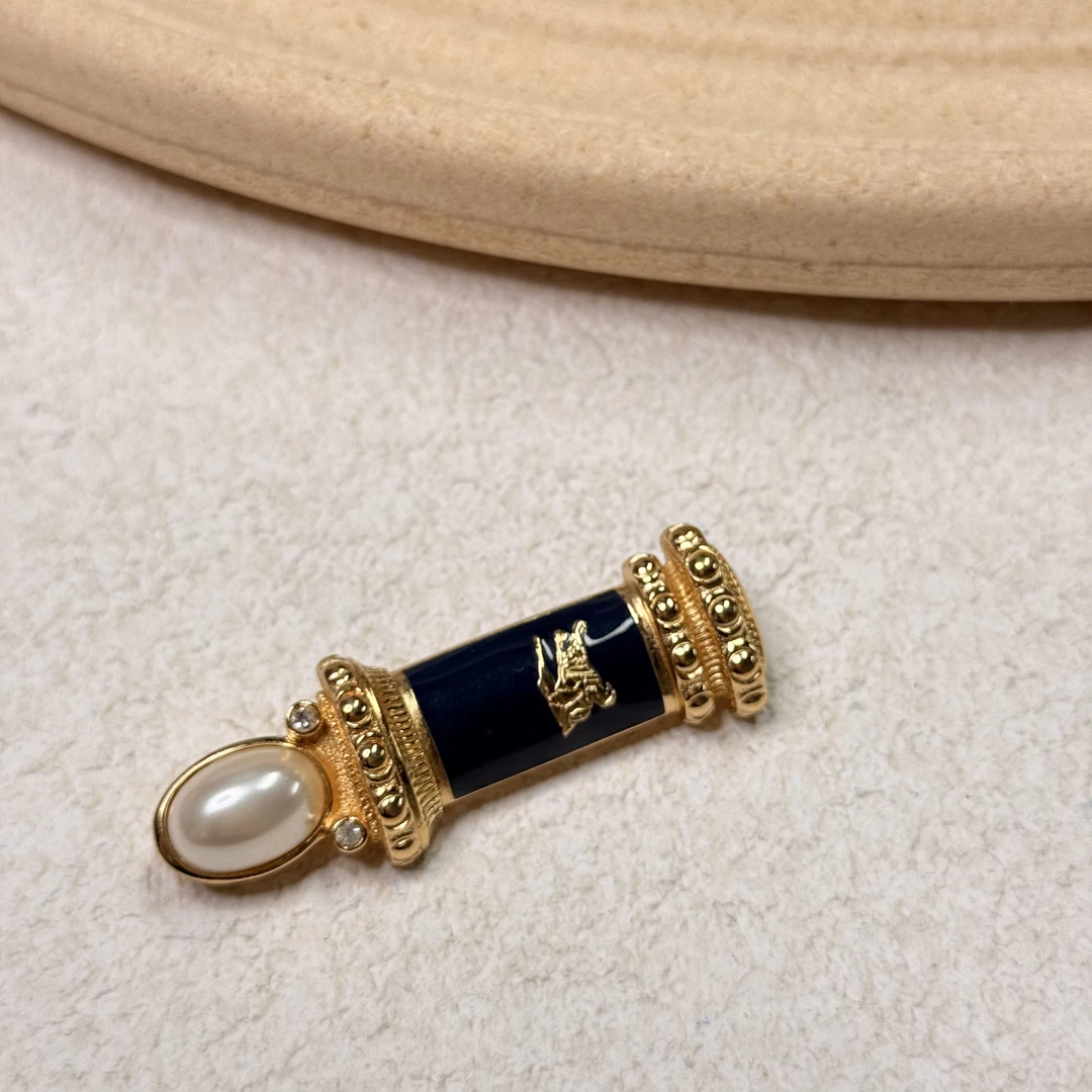 90新 BURBERRY/博柏利 【六六中古】孤品复古精美胸针th6198
