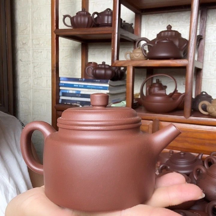 茶壶紫砂德钟300cc底槽清精工半手工