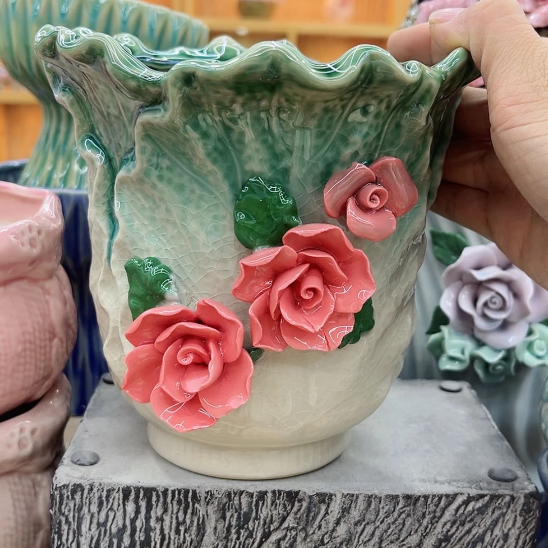 【闪购商品】陶瓷花盆