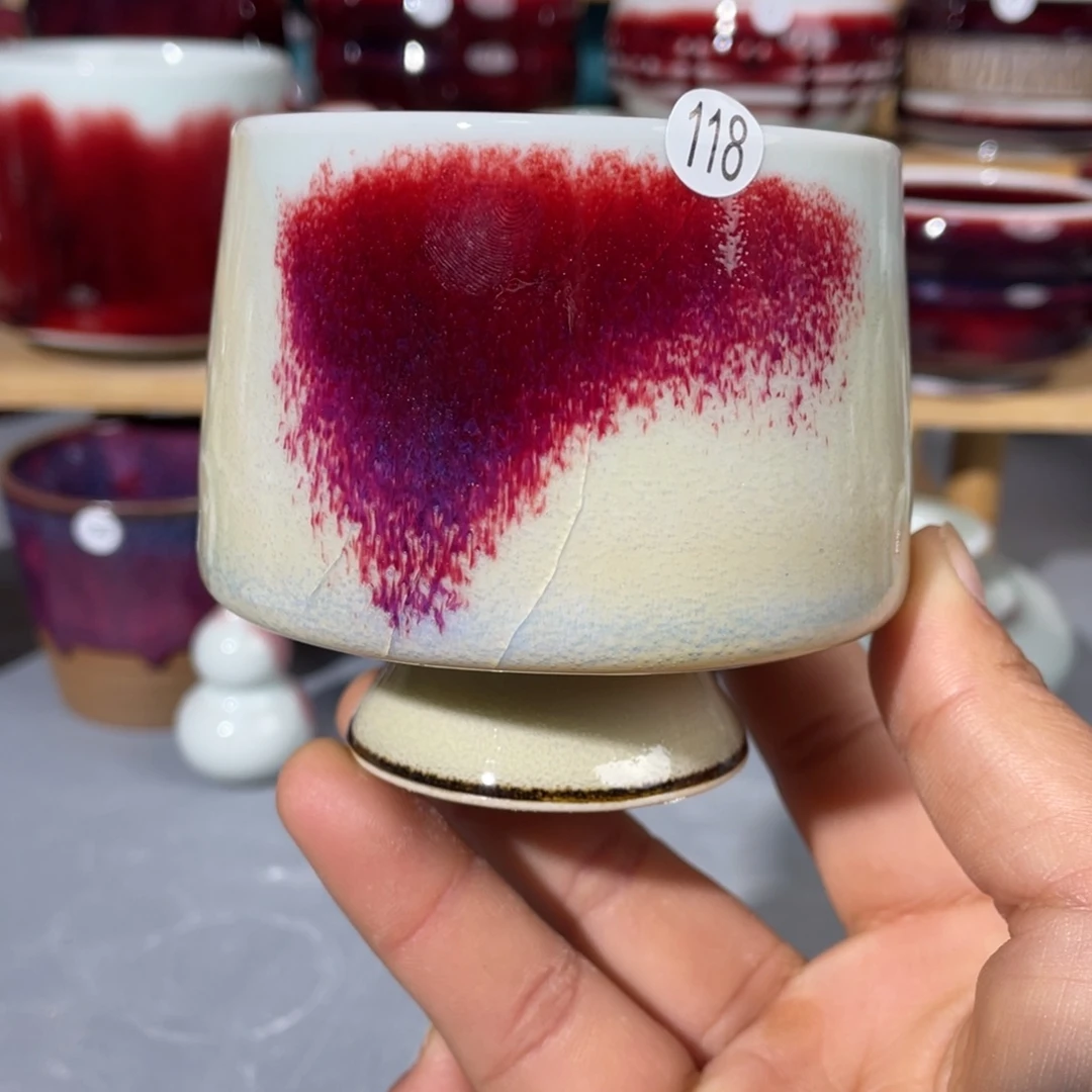 瓷片纯手工制作……微微瑕