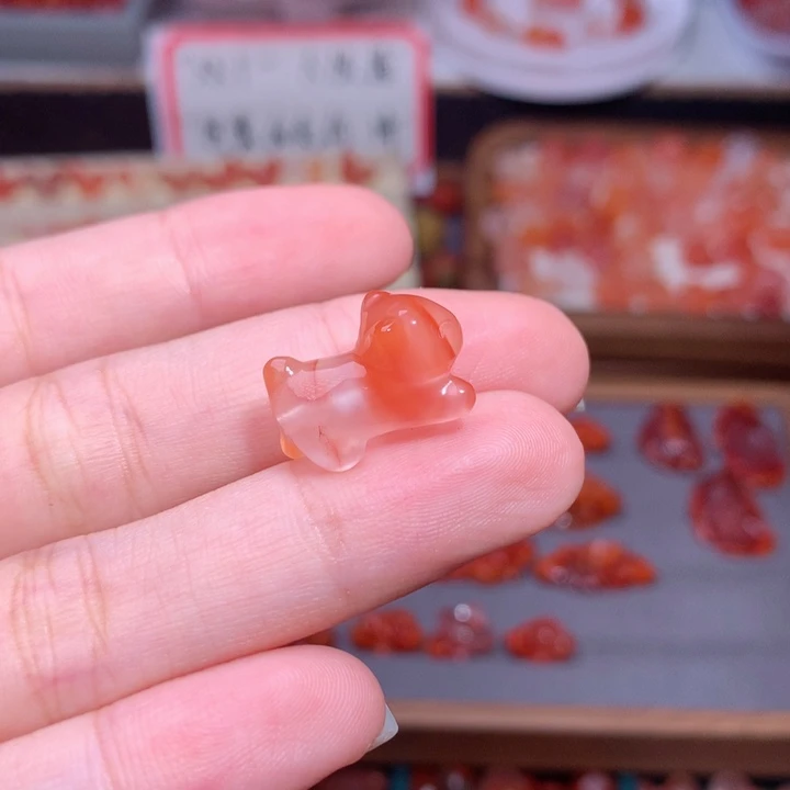 南红玛瑙未镶嵌南红溜达猫