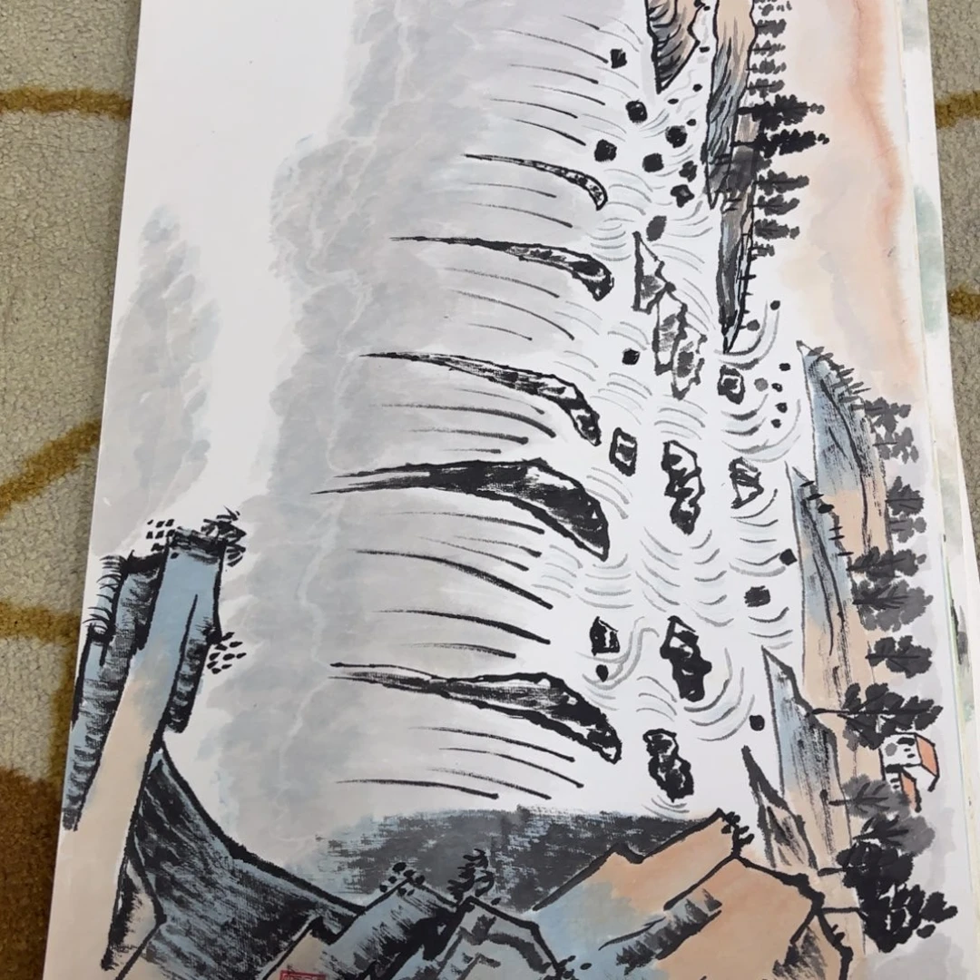 国画35-45卡纸作品艺