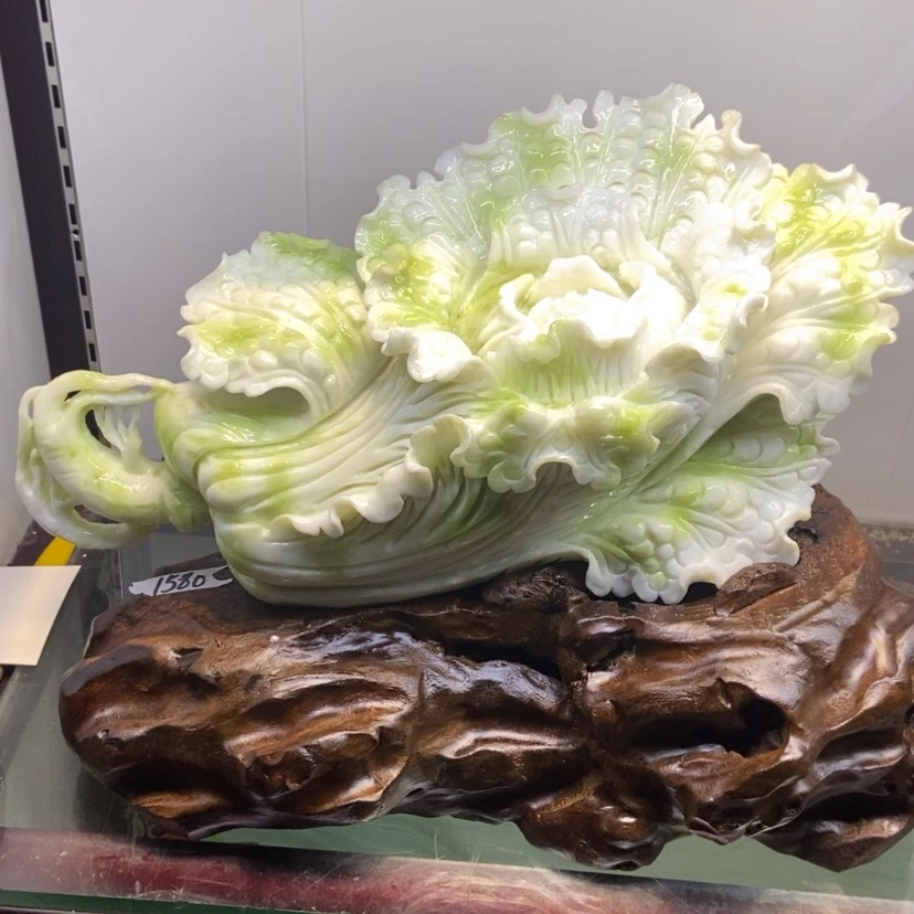 【闪购商品】未镶嵌蛇纹石玉（覆膜）珠宝奇石