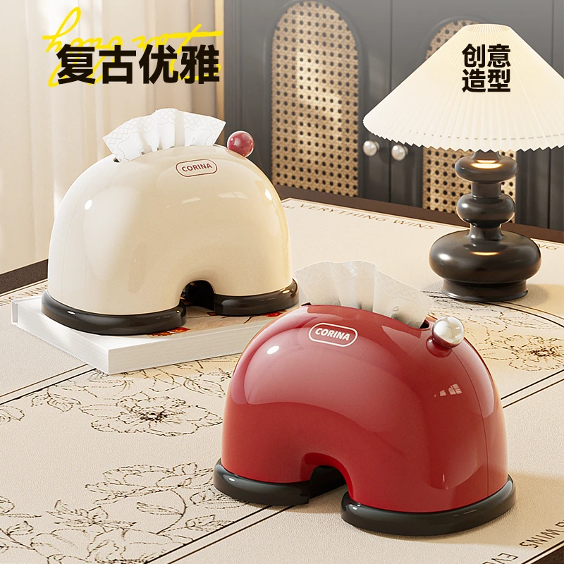 家用客厅家具用品桌面创意摆件收纳防磨台放式简约风纸巾盒抽纸盒