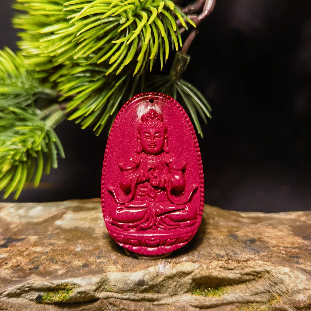 含辰砂工艺品八大守护生肖守护神本命佛牌