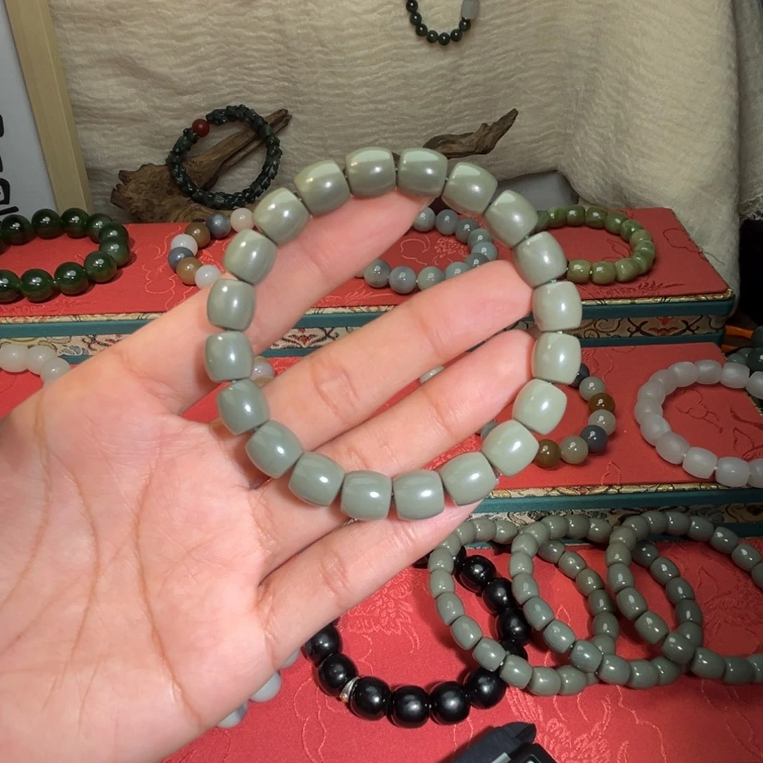 和田玉手链未镶嵌•****.