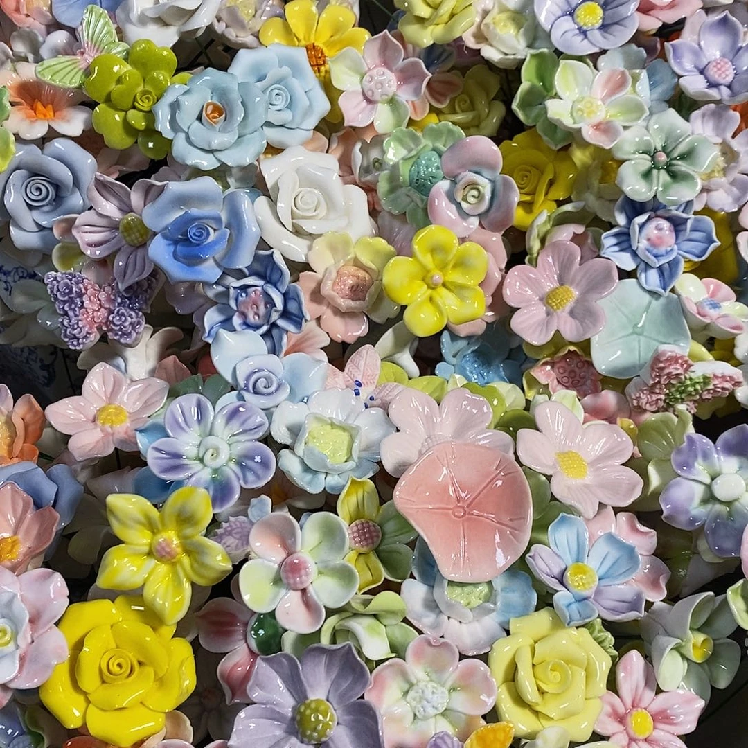 陶瓷花十朵任选！不退不换！