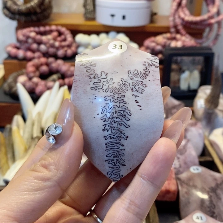 鹿骨把件田*光养殖公鹿三界牌手把件