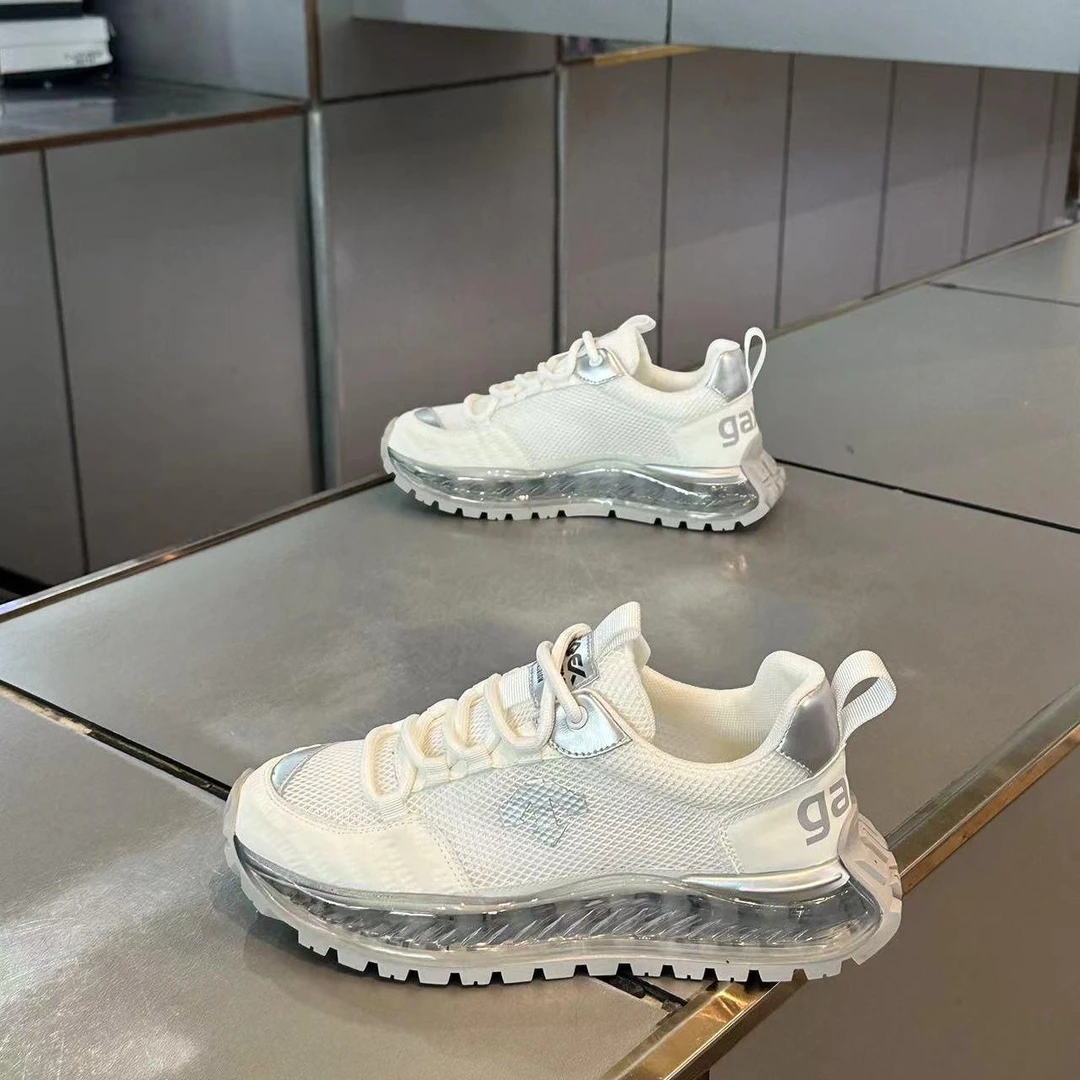 2025年新款男鞋夏季时尚网面透气运动舒适板鞋休闲 鞋潮鞋情侣鞋