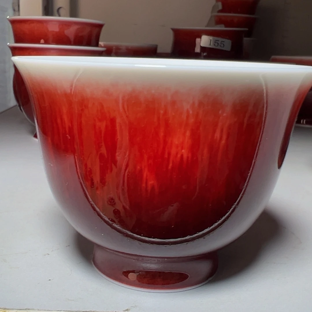 陶景德镇陶瓷郎红微瑕