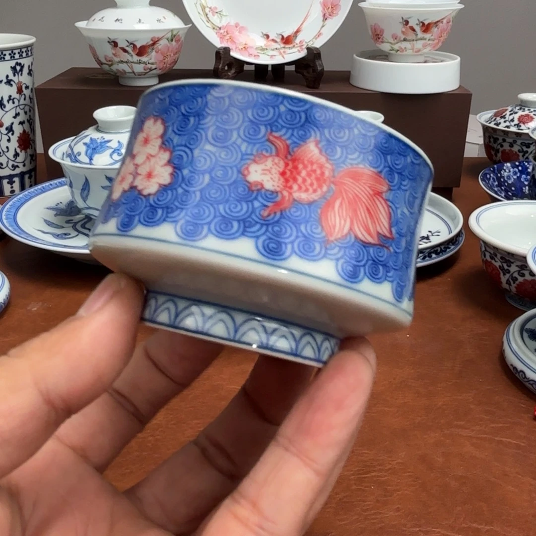 小***椒茶具金玉满堂福利杯景德镇发货