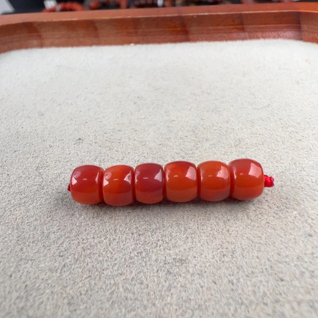 南红玛瑙未镶嵌（直切套装5mm+