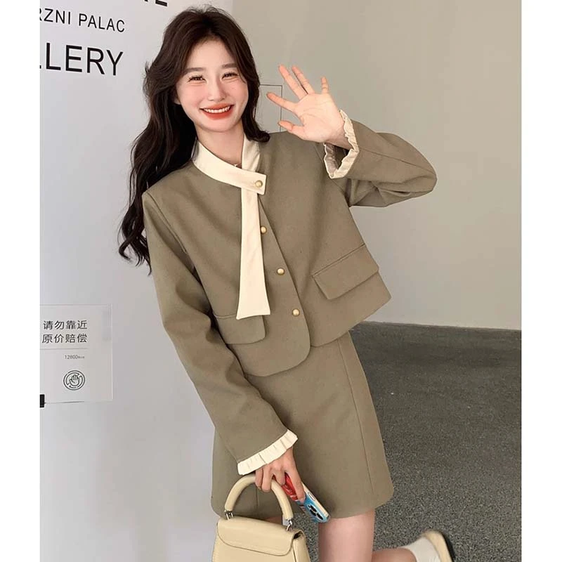 【木子】【两件套】【有里布】女春秋2025新款漂亮两件套超火穿搭TX0041
