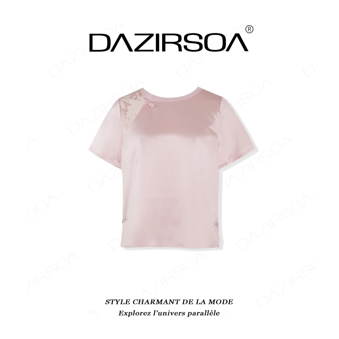 DAZIRSOA/达姿25S/S“黎明曙光”改良个性新中式T恤 R290