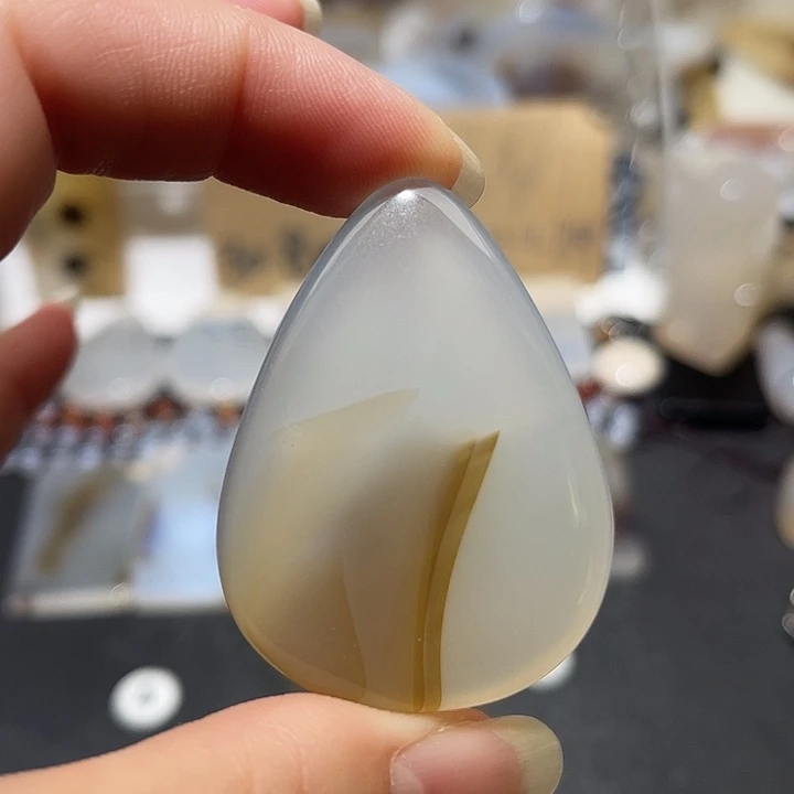 玛瑙/玉髓未镶嵌吊坠(不含链)