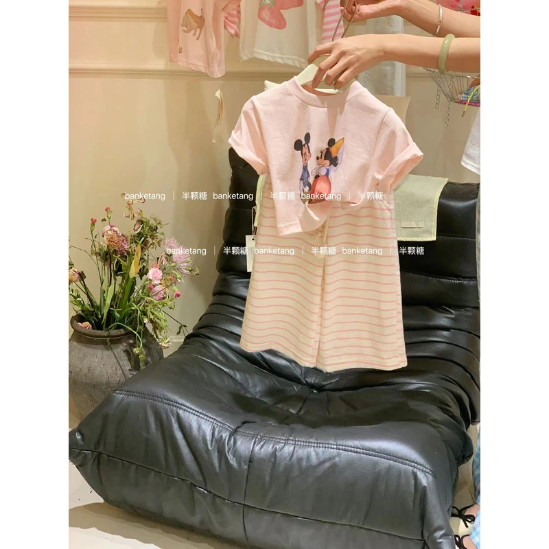 【清仓 no退no还】女童卡通短袖T恤2025夏季夏款51094-51088