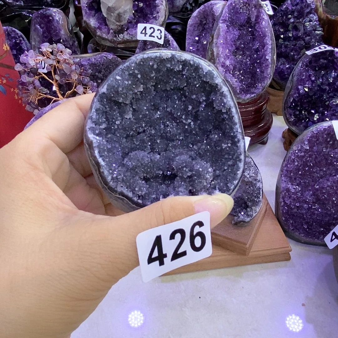 福***满未镶嵌大型摆件（非配饰）紫晶