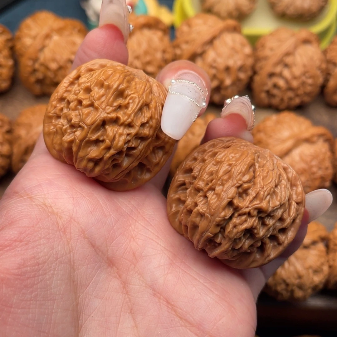 把件文玩核桃全品毕业正磨35